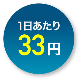 1日あたり33円