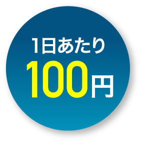 1日あたり100円